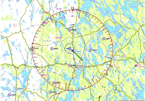 VFR Reporting Points Finland - for Microsoft Flight Simulator