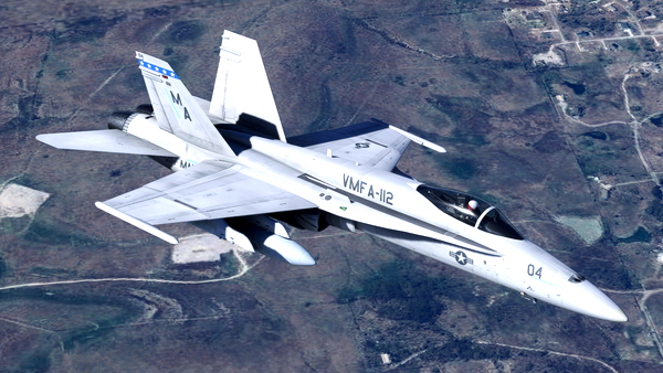 VMFA-112 "Cowboys" Line 4-Pack DC Design F/A-18C - for Microsoft Flight Simulator