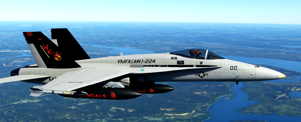 VMFA (AW) 224 F/A-18C - for Microsoft Flight Simulator