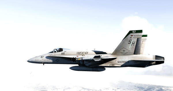 VMFAT-101 SharpShooters - 2K Skin for Acceleration Hornet - for Microsoft Flight Simulator