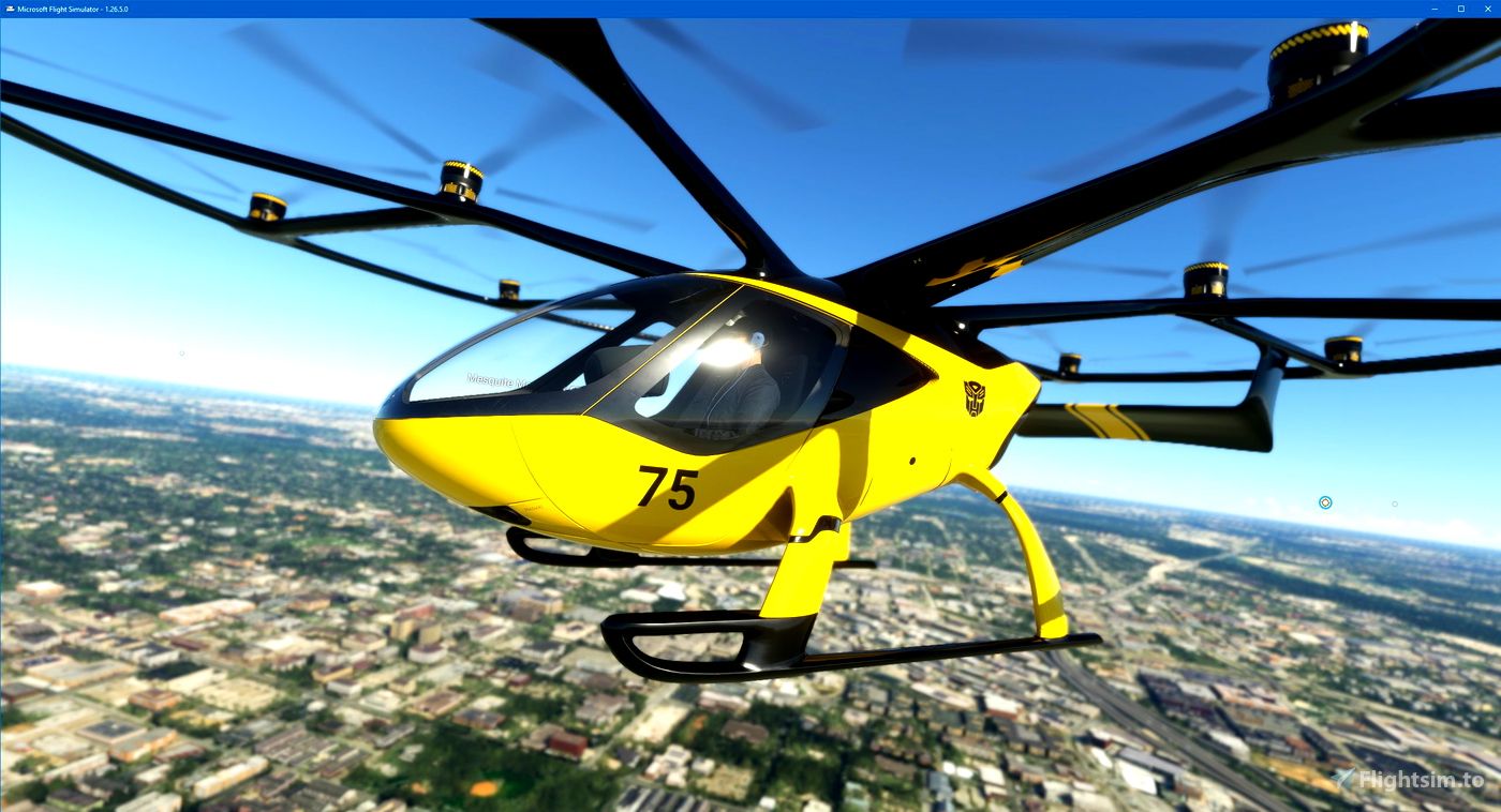 Volocopter Livery 6Pack for Microsoft Flight Simulator MSFS