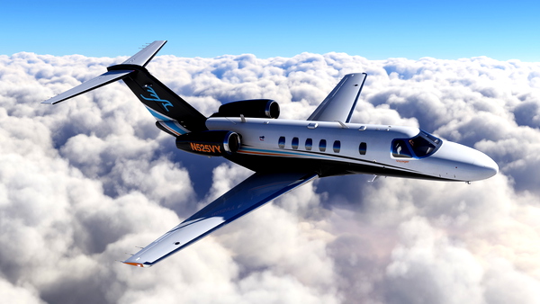 Voyager Aviation | Cessna Citation CJ4 | N525VY - for Microsoft Flight Simulator