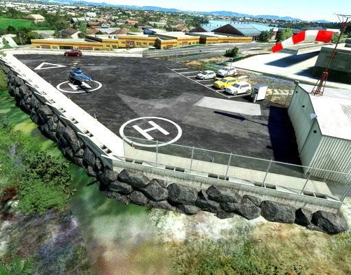 Waikato Hospital Heliport NZHH - for Microsoft Flight Simulator