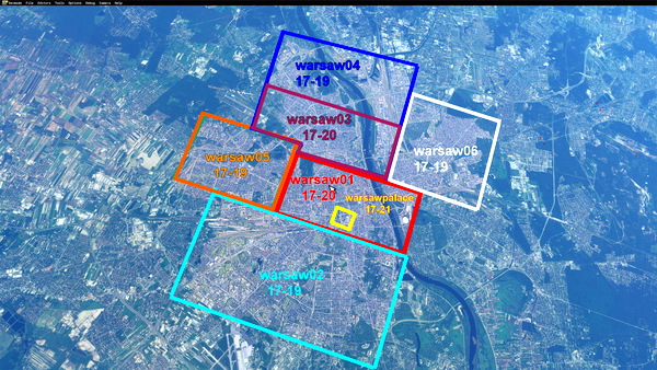 Warsaw + Night lights - for Microsoft Flight Simulator