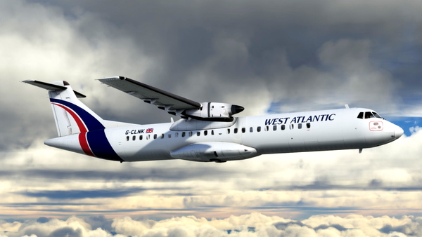 West Atlantic UK ATR 72-600 G-CLNK (Community Version) - for Microsoft Flight Simulator