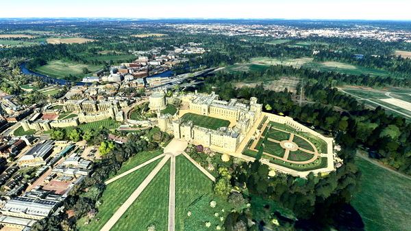 Windsor, UK - for Microsoft Flight Simulator