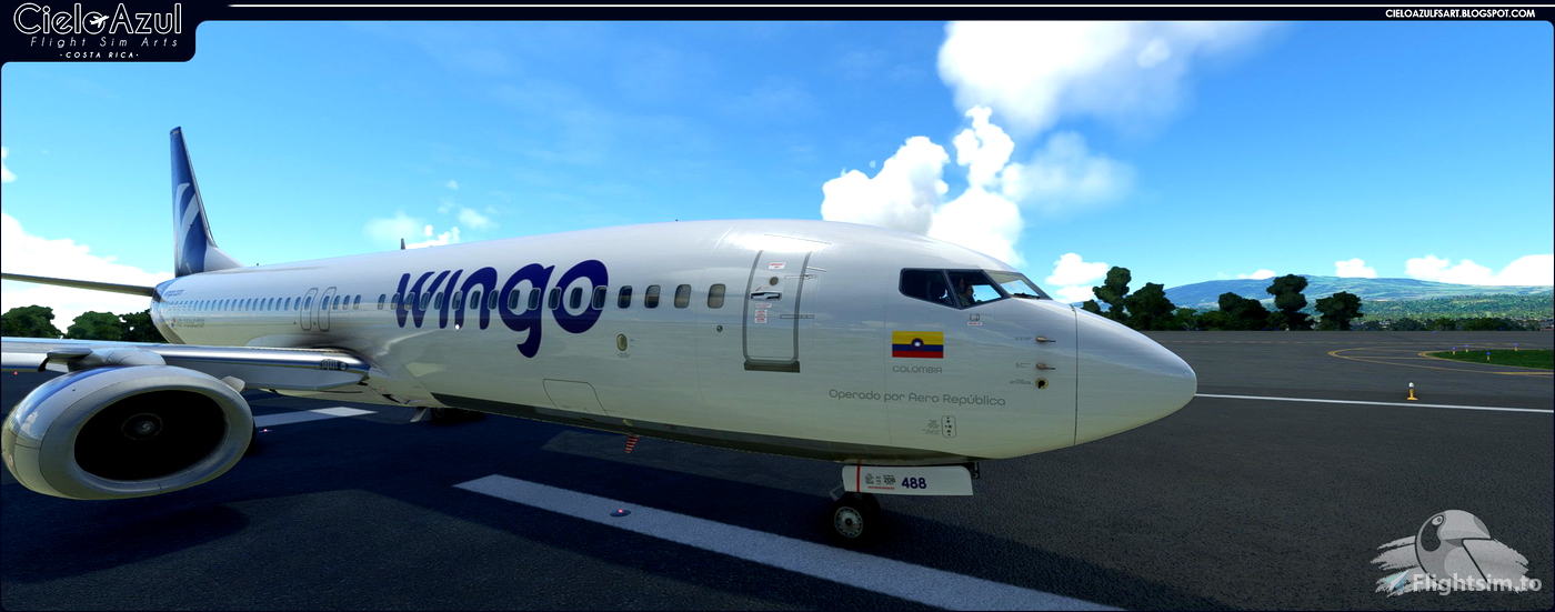 Wingo HP1536CMP PMDG Boeing 737800 [8K] for Microsoft Flight