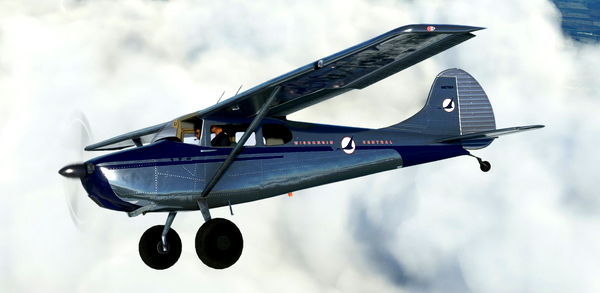 Wisconsin Central Airlines Cessna 170 - for Microsoft Flight Simulator