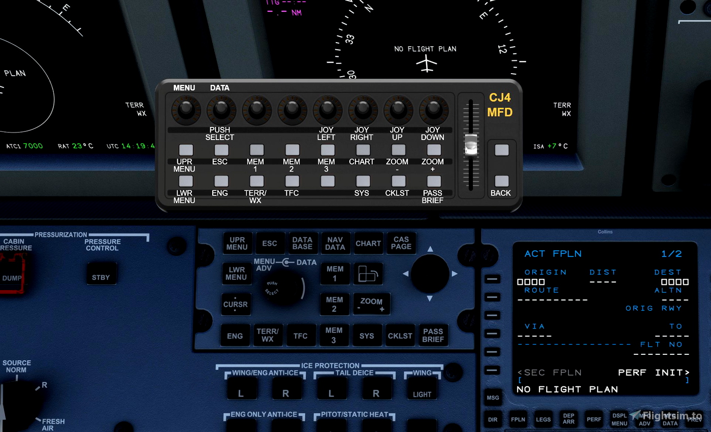 Working Title CJ4 gauges for XTouch Mini for Microsoft Flight