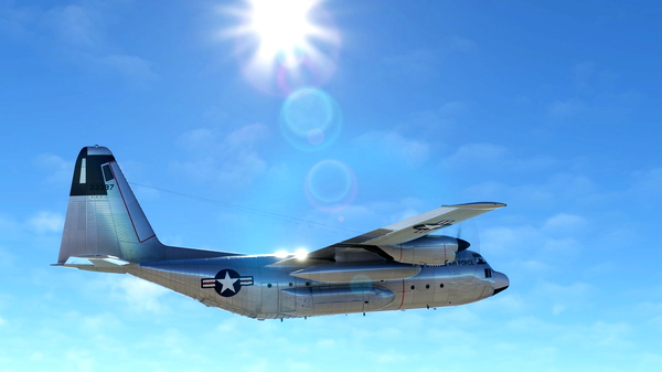 YC-130, the prototype of C-130, livery for the Captsim's C-130E exterior - for Microsoft Flight Simulator