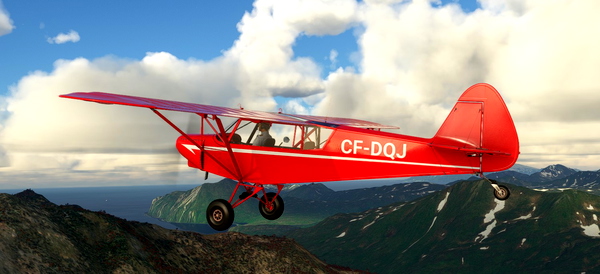 Zlin Savage Cub (Asobo) - Official Buffalo Airways Virtual Substitute for the Fleet 80 Canuck CF-DQJ - for Microsoft Flight Simulator