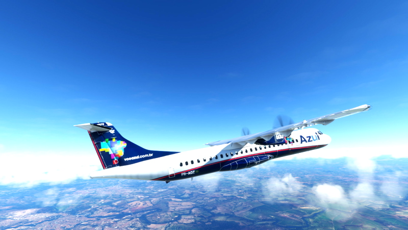 ATR 72-600 AZUL PR-AQZ for Microsoft Flight Simulator | MSFS