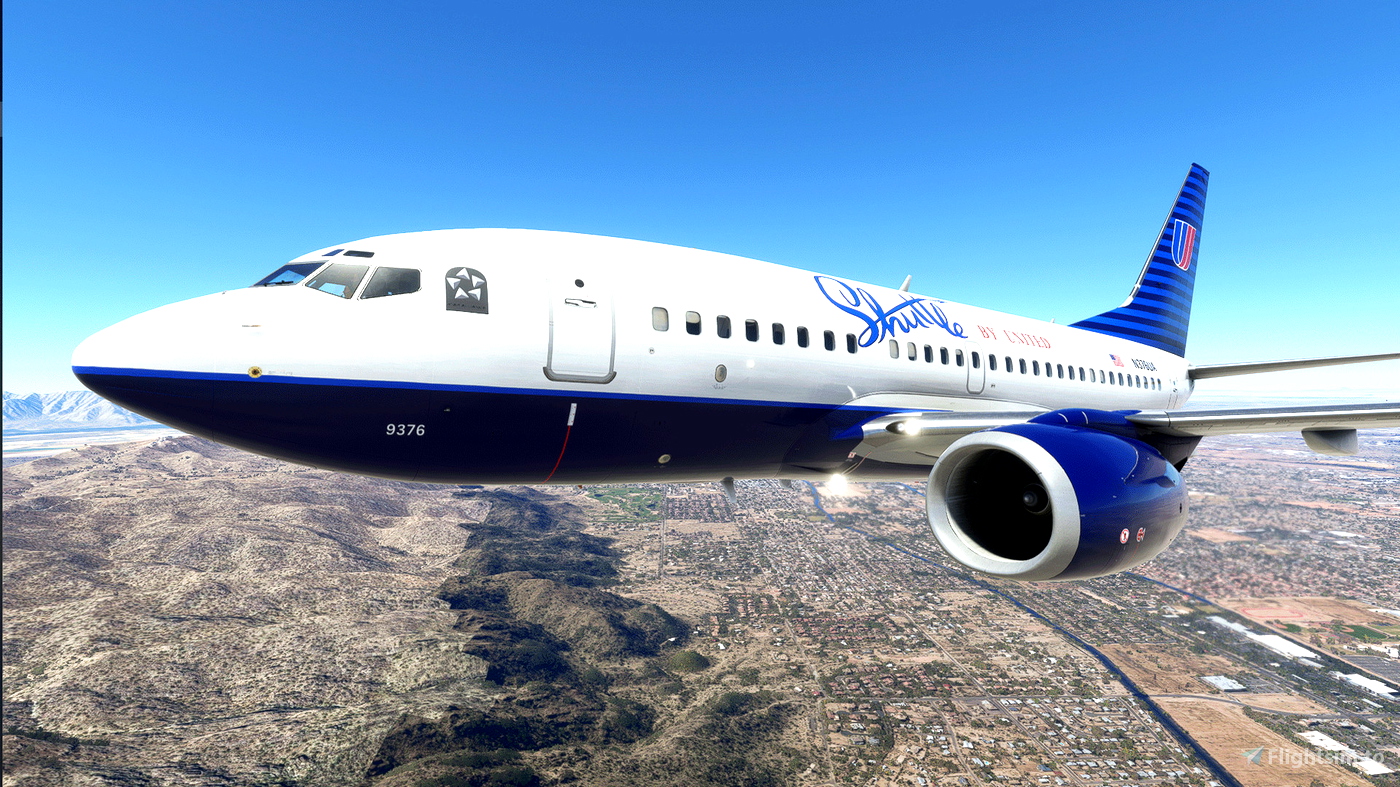 PMDG 737-600 Shuttle by United (N376UA) for Microsoft Flight Simulator ...