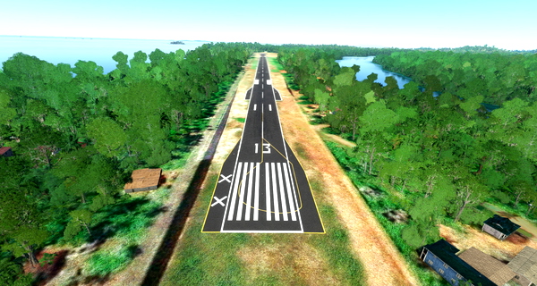 Dewandaru Airport (WAHU) - Karimunjawa, Indonesia - for Microsoft Flight Simulator