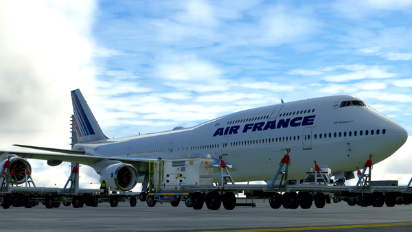 Asobo Boeing 747-8 Air France 1990 - for Microsoft Flight Simulator