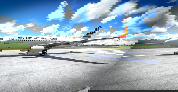 8K Fenix A320's Aero Dili East Timor livery - for Microsoft Flight Simulator