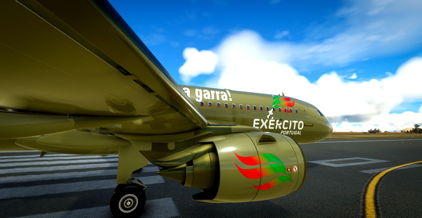 A320 Neo's Portuguese Army (Exército Português) fictional livery (Portuguese Army) - for Microsoft Flight Simulator