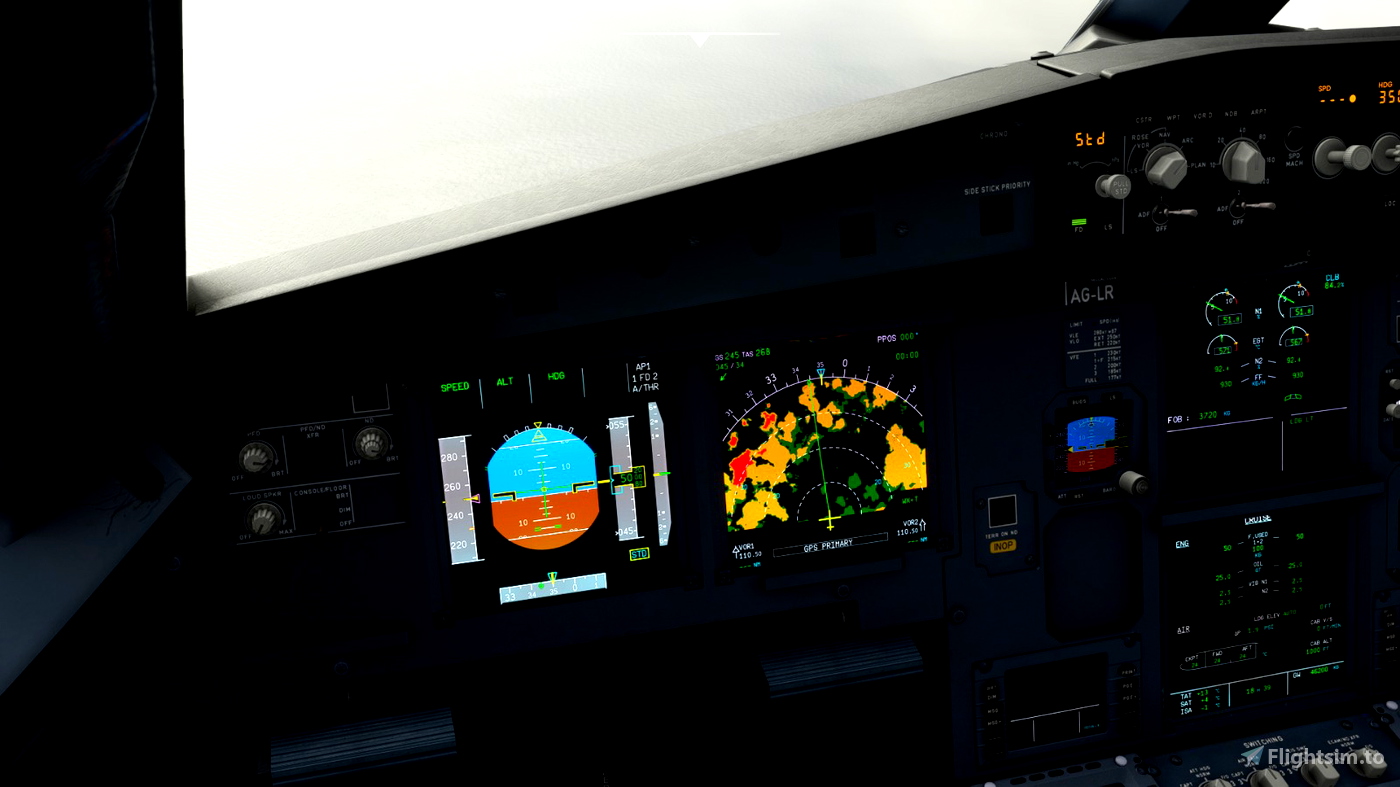 [A339X] Weather radar for Headwind Simulations A330 for Microsoft