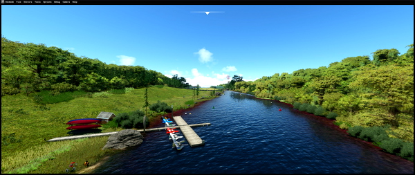 ADK8 - Pigeon Mountain Airstrip / ADKAE-VA Southern ADK HUB - for Microsoft Flight Simulator