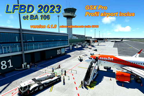airport-lfbd-bordeaux-merignac v4.1.0 - for Microsoft Flight Simulator