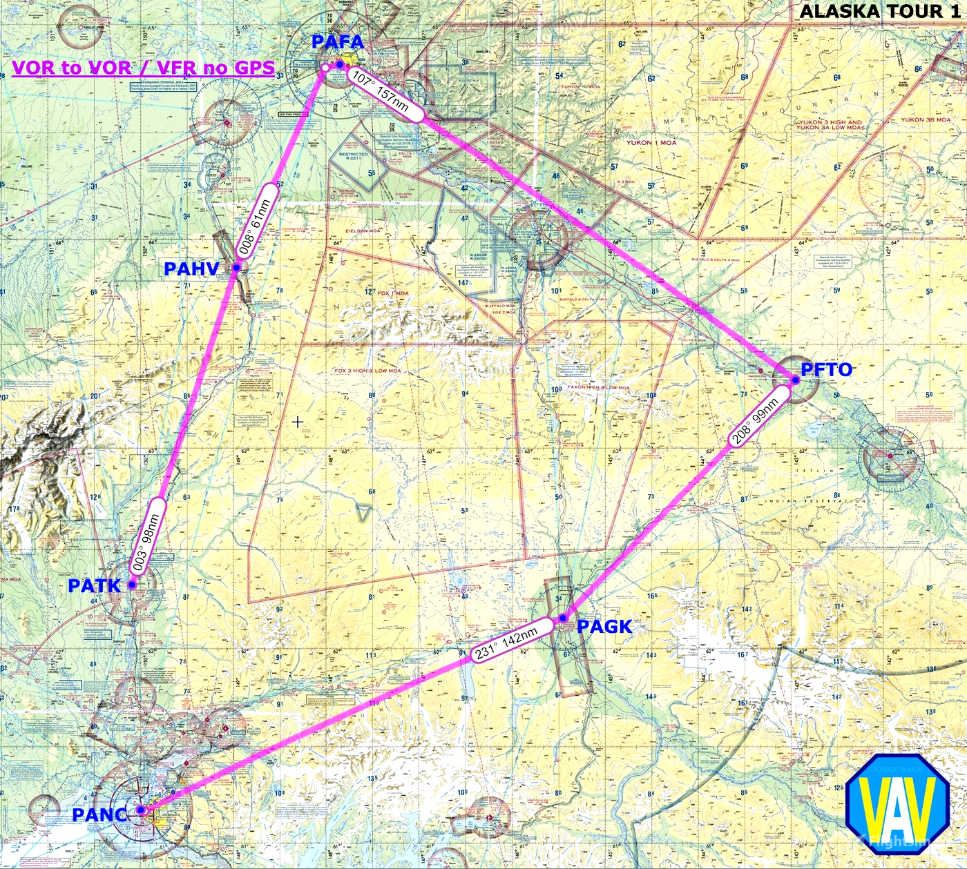 Alaska Tour-1 for Microsoft Flight Simulator | MSFS