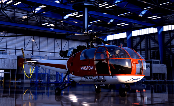 Alouette III Bristow VR-BEC - for Microsoft Flight Simulator