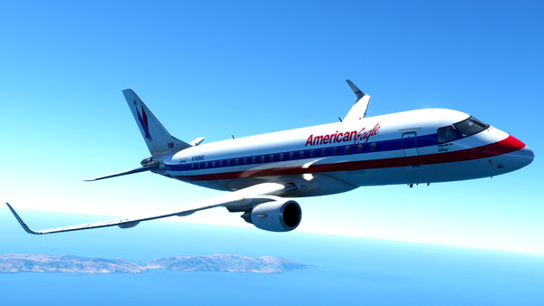 American Eagle Retro N760MQ - FSS 175 - for Microsoft Flight Simulator