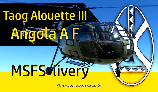 Angola Air Force Alouette III (H-247) - livery - for Microsoft Flight Simulator