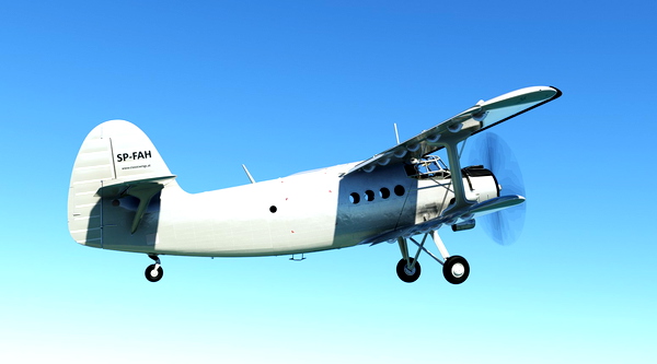 Antonov AN-2, Austria SP-FAH as requested - for Microsoft Flight Simulator