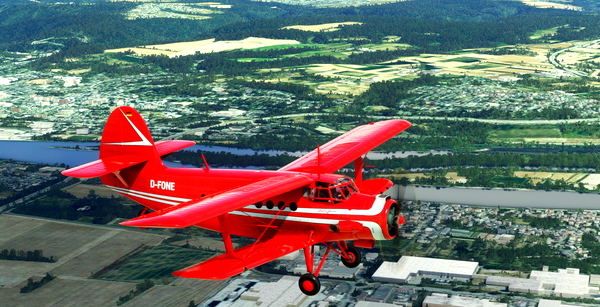 Antonov AN-2 "Roter Baron 2" D-FONE - for Microsoft Flight Simulator