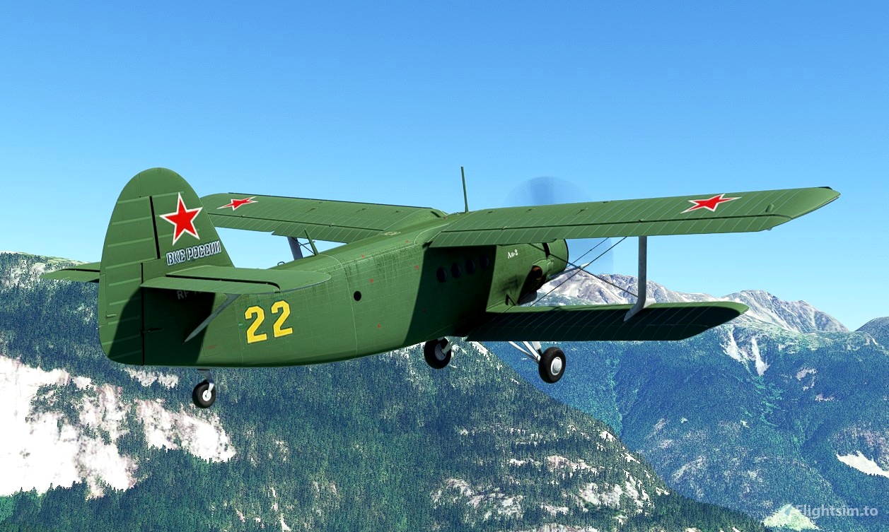 Antonov AN-2 Richthofen - Red Baron for Microsoft Flight Simulator