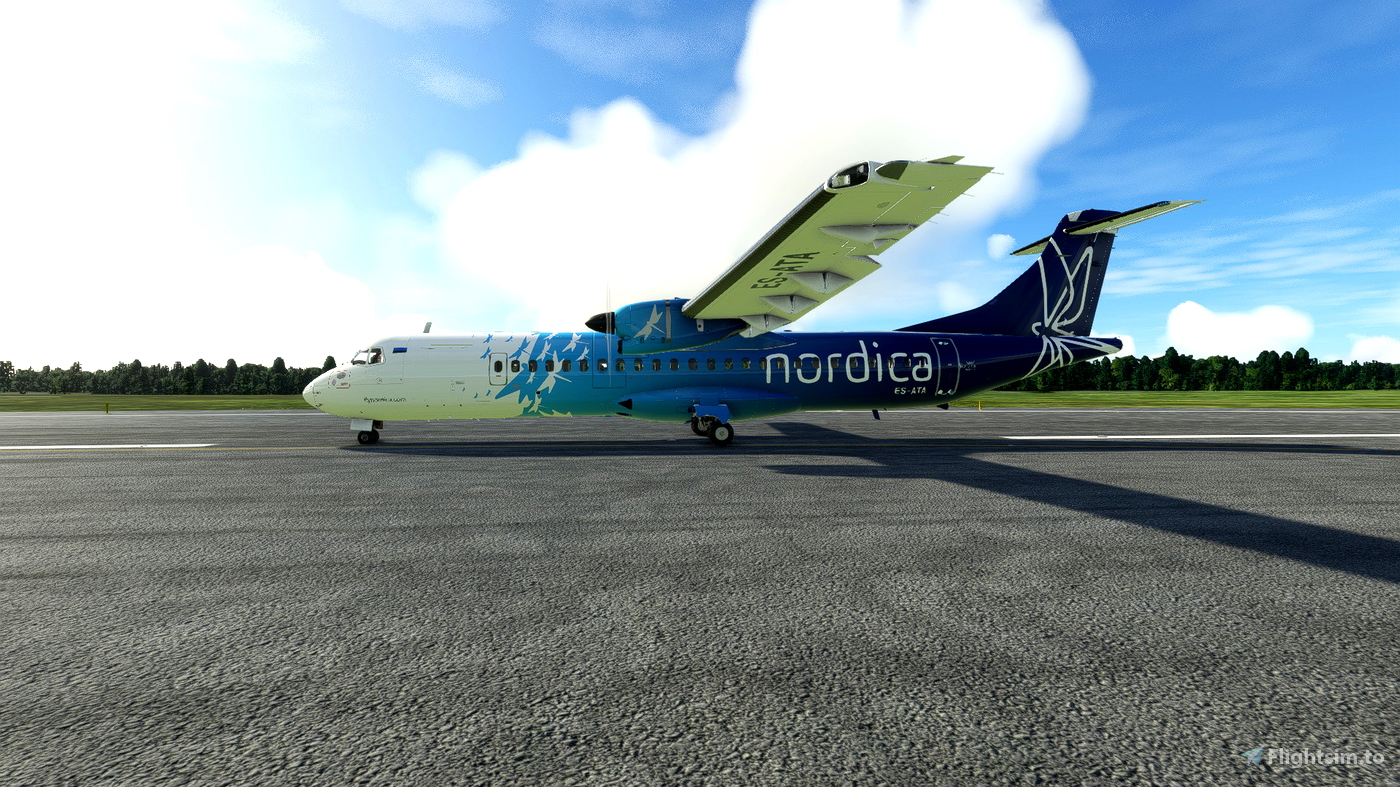 Asobo ATR 72-600 Nordica ES-ATA for Microsoft Flight Simulator | MSFS