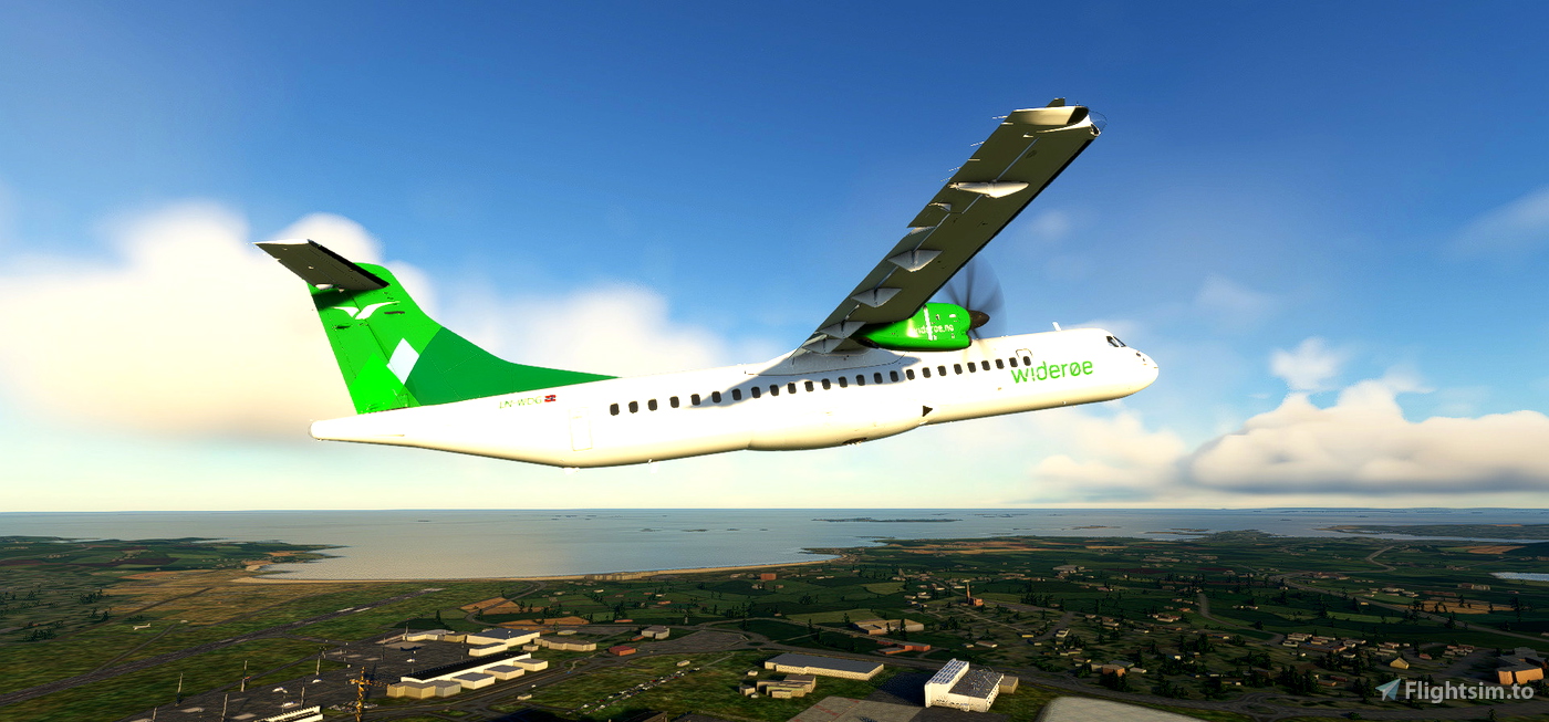 Asobo ATR 72-600 Widerøe New pour Microsoft Flight Simulator | MSFS