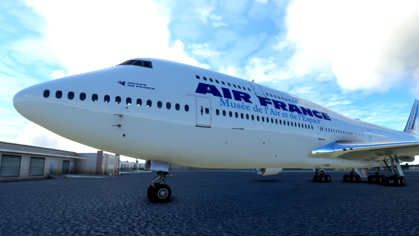 Asobo Boeing 747-8 Air France "Musée de l'Air et de l'Espace" - for Microsoft Flight Simulator