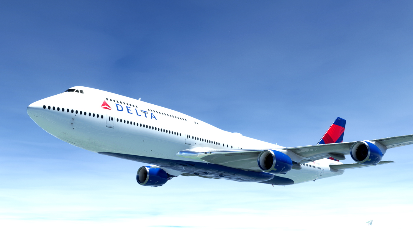 Asobo Boeing 747-8 Delta Airlines for Microsoft Flight Simulator | MSFS