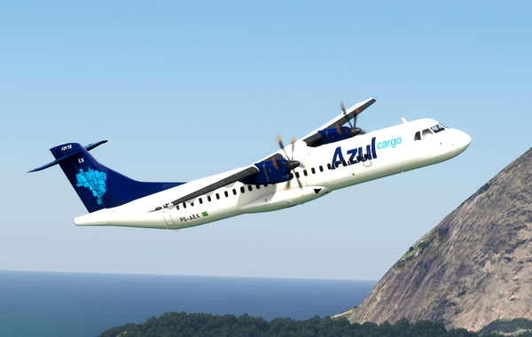 Azul Cargo (Fictional) | PS-AEX | Asobo ATR 72-600 | 4K - for Microsoft Flight Simulator