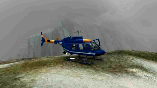Bell Long Ranger 206L Flugpolizei - for Microsoft Flight Simulator