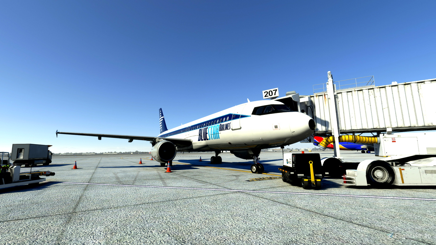 Bluestar Airlines Airbus A320 (N401UA - Retro - 2023) for Microsoft ...