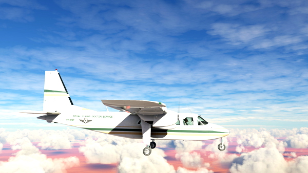 BN-2 Royal Flying Doctors Service - for Microsoft Flight Simulator