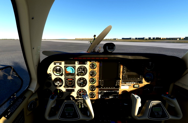 Bonanza V35 Style Interior for BlackSquare Models - for Microsoft Flight Simulator