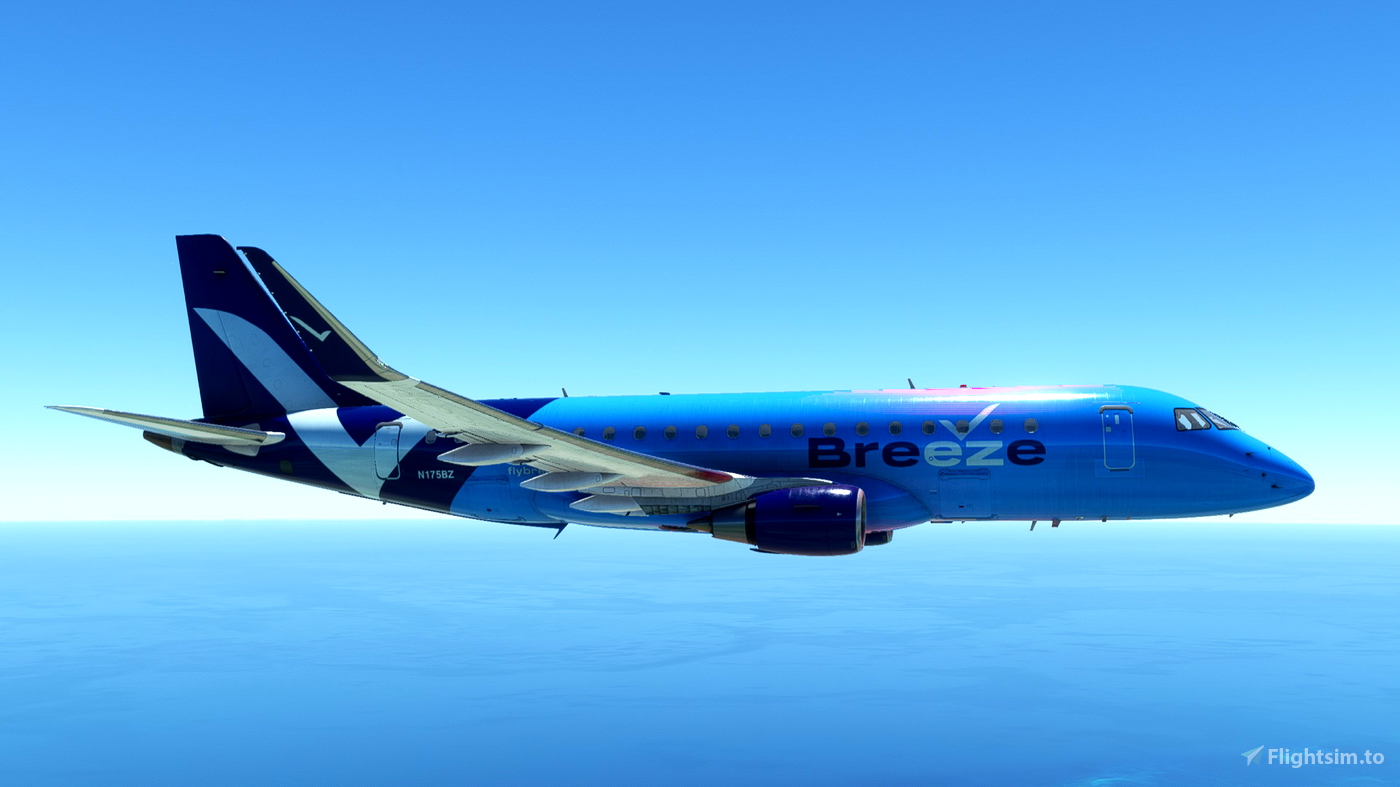 Breeze Airways N175BZ - FSS E175 for Microsoft Flight Simulator | MSFS