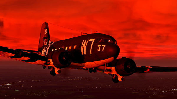 C-47 - "Whiskey 7" - for Microsoft Flight Simulator