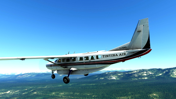 C208 Tintina Air Asobo/ Black Square livery - for Microsoft Flight Simulator