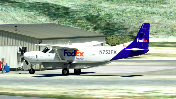 C208B FedEx - Baron Aviation Services - for Microsoft Flight Simulator