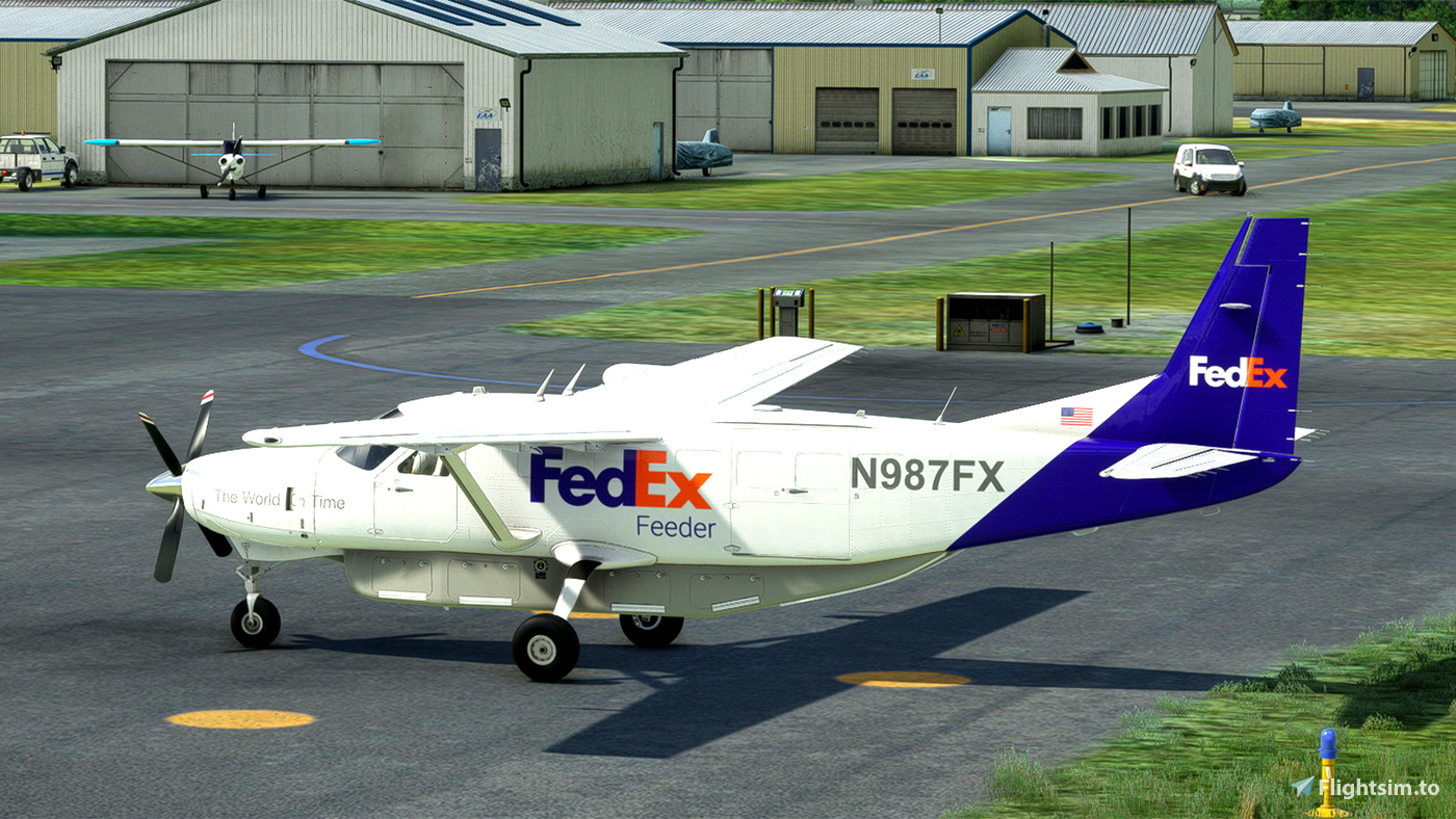 C208b fedex mountain air cargo for microsoft flight simulator msfs