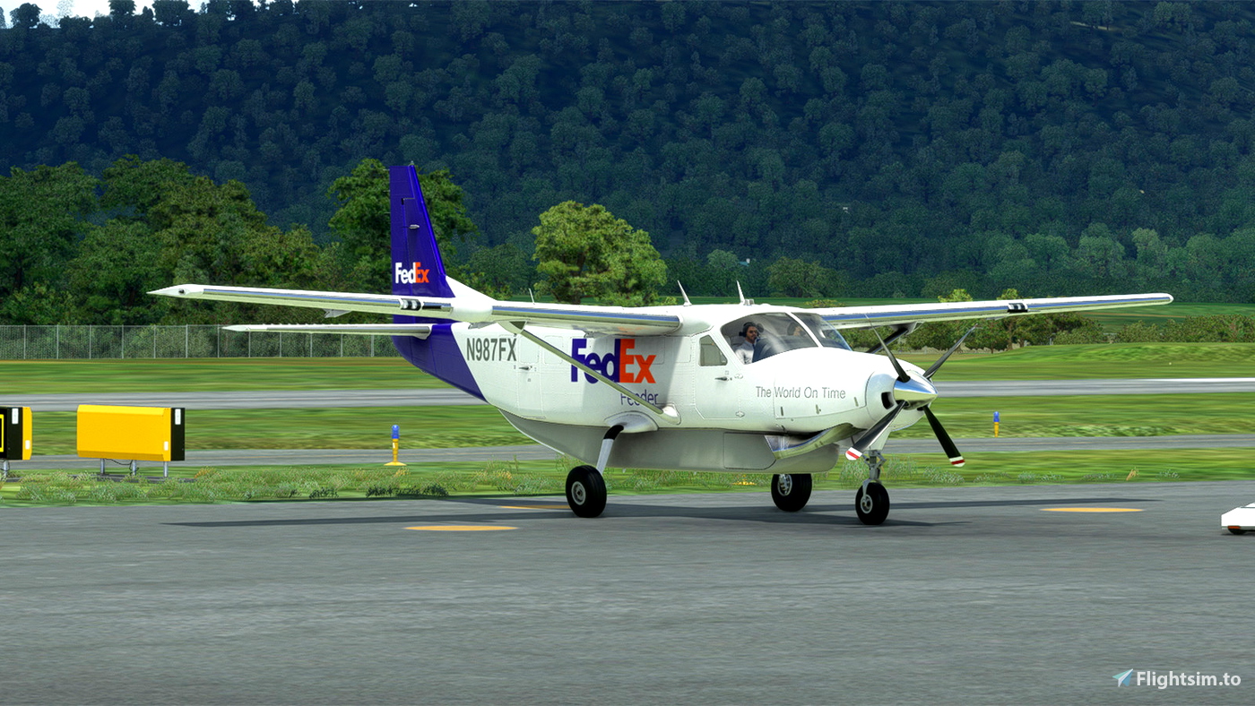 C208b fedex mountain air cargo for microsoft flight simulator msfs