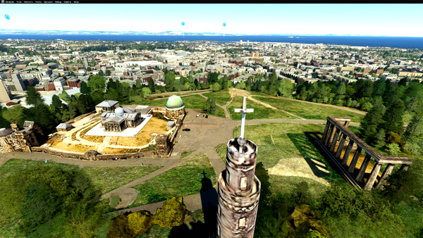 Calton Hill - for Microsoft Flight Simulator