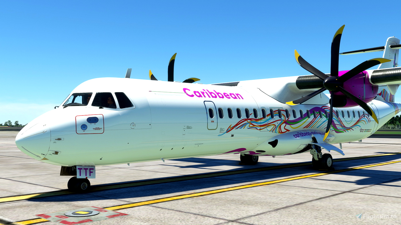 Caribbean Airlines Asobo ATR 72-600 Full Fleet Pack for Microsoft ...