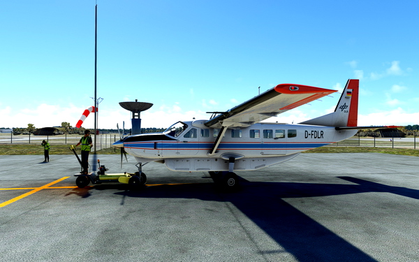 Cessna 208B D-FDLR Asobo/Black Square - for Microsoft Flight Simulator