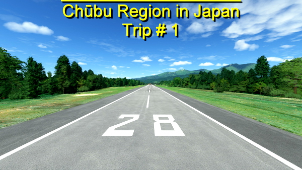 Chubu Region in Japan - for Microsoft Flight Simulator